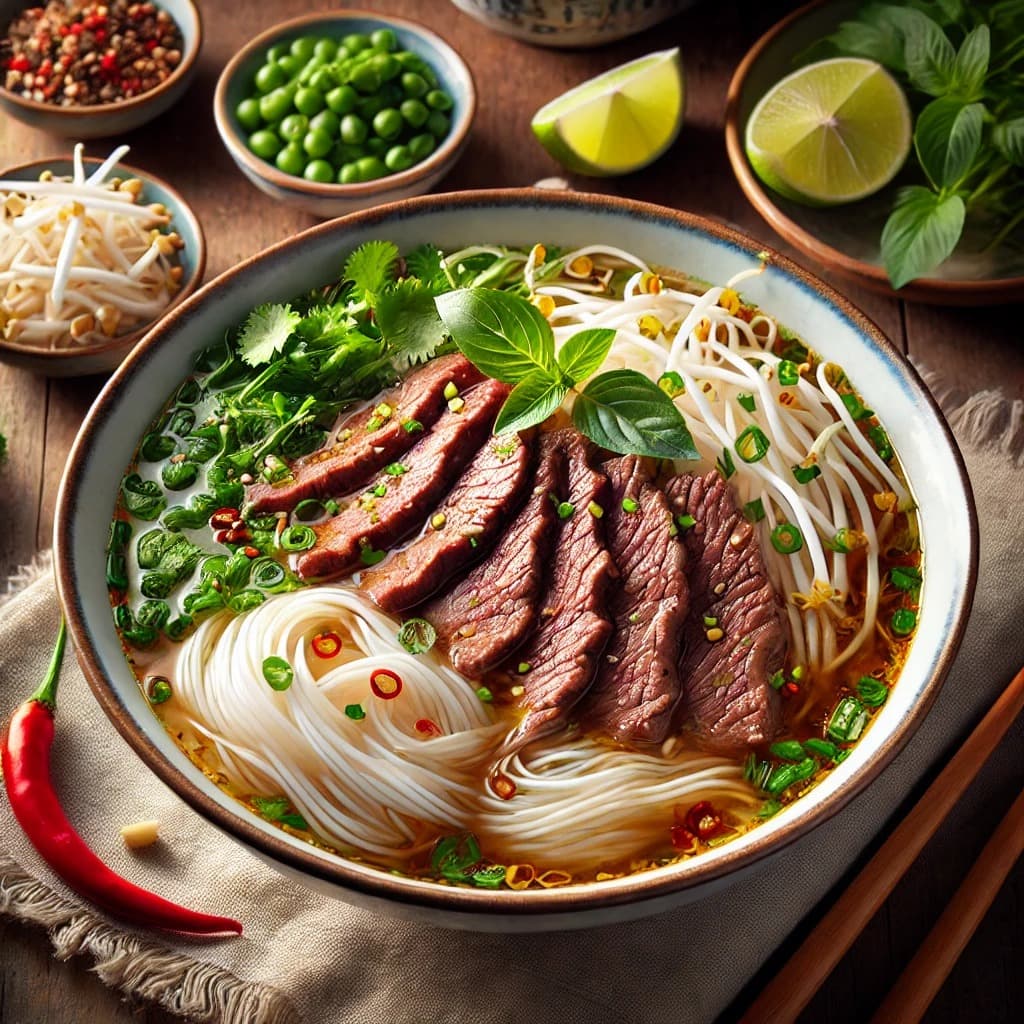 Bún bò tái mê ONA